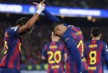 برشلونة يكتسح نيوكاسل بسباعية ويصعد إلى ربع نهائي أبطال أوروبا
