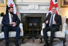 لندن.. الشرع وستارمر يبحثان تعزيز العلاقات والتطورات الإقليمية