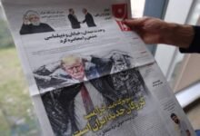 ترامب: إيران في حالة انهيار.. وتطلب فتح مضيق هرمز