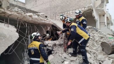 انهيارات الأبنية المتضررة تقلق سكان حلب! 14 انهيارات الأبنية المتضررة تقلق سكان حلب!