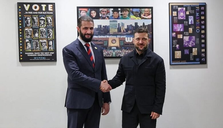 زيلينسكي يزور سوريا لأول مرة ويبحث مع الشرع قضايا الدفاع