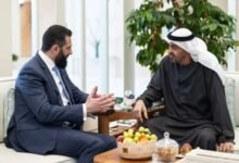 الشرع يواصل جولته الخليجية ويزور الإمارات بعد السعودية وقطر 16 الشرع يواصل جولته الخليجية ويزور الإمارات بعد السعودية وقطر