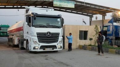 عبور أول قافلة ترانزيت من تركيا إلى العراق عبر سوريا 14 عبور أول قافلة ترانزيت من تركيا إلى العراق عبر سوريا