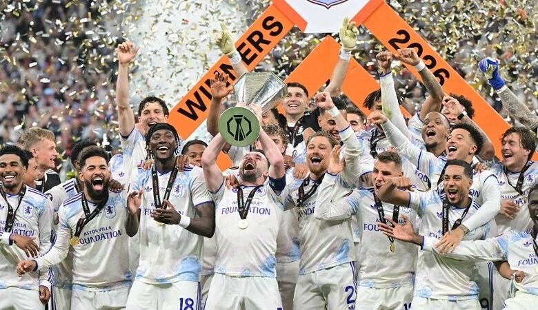 أستون فيلا الإنكليزي يتوّج بطلاً للدوري الأوروبي