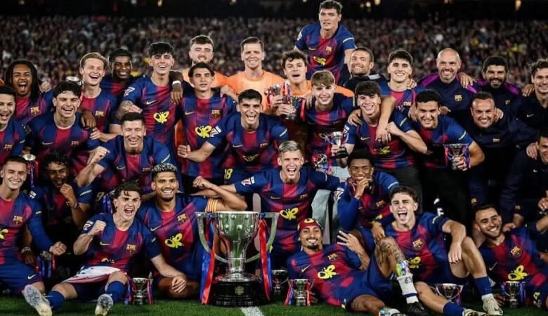 برشلونة يهزم الريال بالكلاسيكو ويتوج باللقب 29 في تاريخه 1 برشلونة يهزم الريال بالكلاسيكو ويتوج باللقب 29 في تاريخه