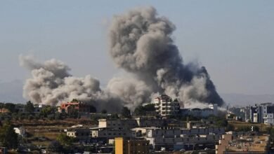 16 قتيلاً في غارات إسرائيلية على منطقة النبطية بجنوب لبنان