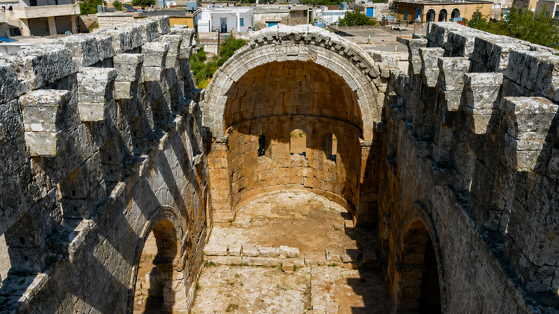كنيسة قلب لوزة.. تحفة العمارة البيزنطية في الشمال السوري