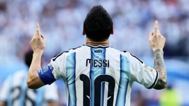 ميسي يحطم الأرقام القياسية.. ويعتلي عرش هدافي كأس العالم بـ20 هدفاً 25 ميسي يحطم الأرقام القياسية.. ويعتلي عرش هدافي كأس العالم بـ20 هدفاً