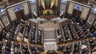 إقرار النظام الداخلي لمجلس الشعب السوري 231 مادة