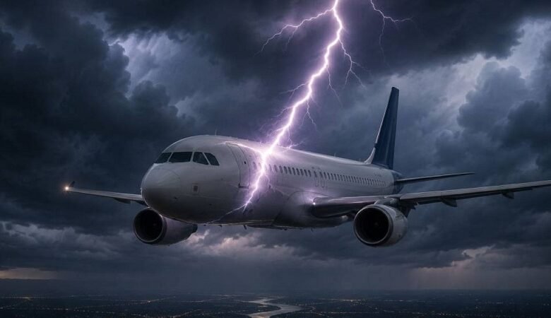 كيف تنجو الطائرات من الصواعق؟ 1 كيف تنجو الطائرات من الصواعق؟