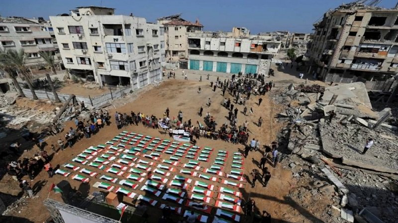 112 ضحية قتلتهم إسرائيل.. أكبر جنازة جماعية في غزة 2 112 ضحية قتلتهم إسرائيل.. أكبر جنازة جماعية في غزة