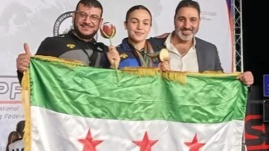 لاعبة سورية تحصد 3 ذهبيات وفضية في بطولة العالم للقوة البدنية