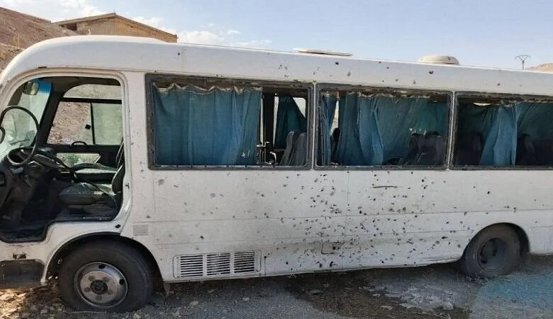إصابات في انفجار عبوة ناسفة بحافلة لقوى الأمن في ريف دمشق 1 إصابات في انفجار عبوة ناسفة بحافلة لقوى الأمن في ريف دمشق