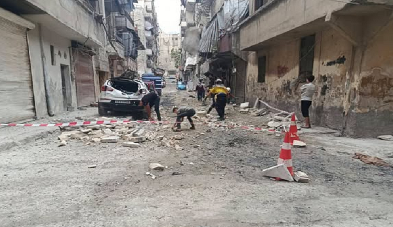 أضرار مادية في حيي السكري والفرقان بحلب جراء الرياح الشديدة 1 أضرار مادية في حيي السكري والفرقان بحلب جراء الرياح الشديدة