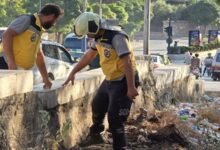 انفجار ناتج عن مخلفات حرب في منطقة السريان في حلب