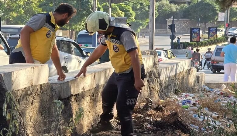 انفجار ناتج عن مخلفات حرب في منطقة السريان في حلب