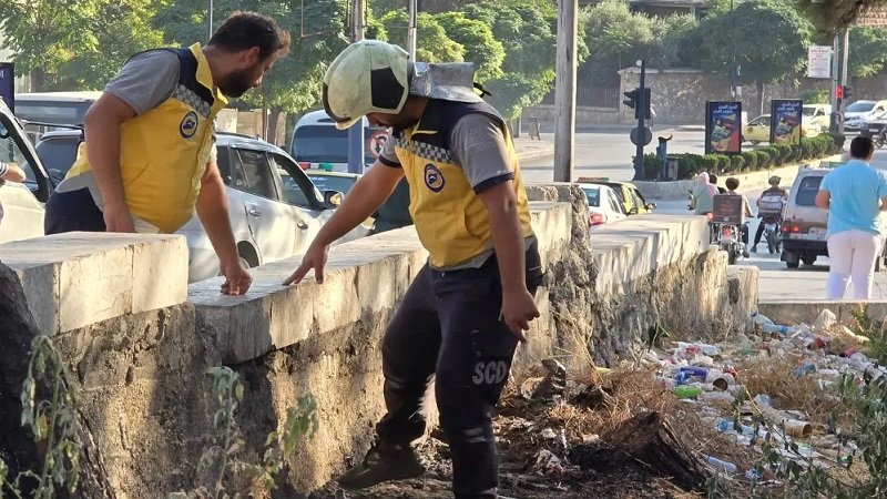 انفجار ناتج عن مخلفات حرب في منطقة السريان في حلب 2 انفجار ناتج عن مخلفات حرب في منطقة السريان في حلب