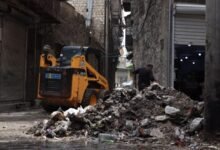 بستان القصر في حلب.. أنقاض متراكمة وشبكات خدمية تحت الضغط 2 بستان القصر في حلب.. أنقاض متراكمة وشبكات خدمية تحت الضغط