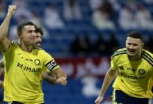 رونالدو يقود النصر لفوز مثير على الفيصلي بثلاثية 2 رونالدو يقود النصر لفوز مثير على الفيصلي بثلاثية