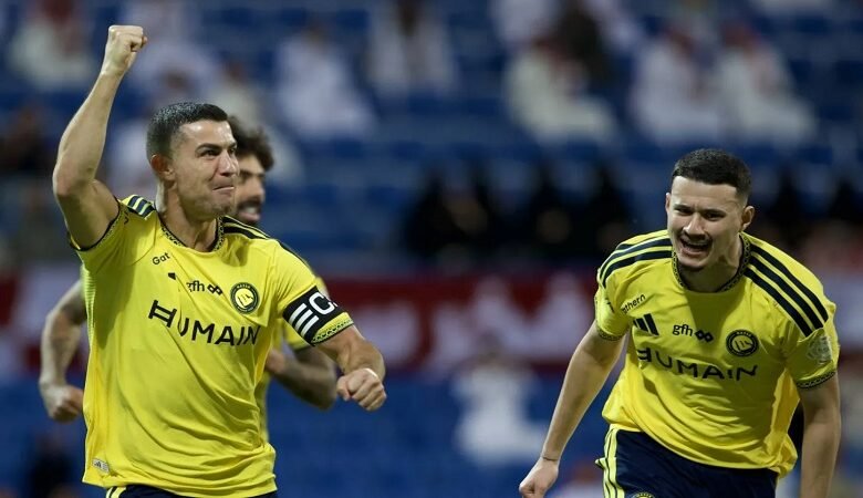 رونالدو يقود النصر لفوز مثير على الفيصلي بثلاثية