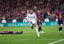 مبابي يقود ريال مدريد لحسم «الكلاسيكو» في برشلونة 2 مبابي يقود ريال مدريد لحسم «الكلاسيكو» في برشلونة