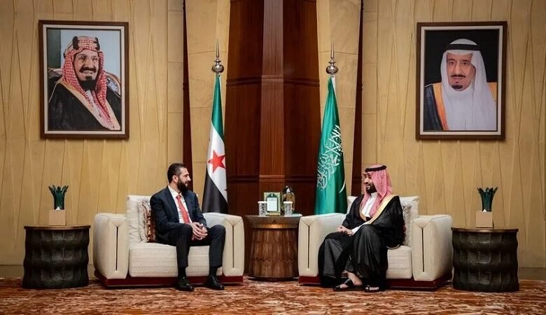 الشرع وبن سلمان يبحثان العلاقات الثنائية ومستجدات المنطقة 1 الشرع وبن سلمان يبحثان العلاقات الثنائية ومستجدات المنطقة